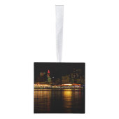 Vancouver-kerstornament, gepersonaliseerd Souvenir Kubus Ornament (Rechts)