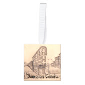Vancouver-kerstornament, gepersonaliseerd Souvenir Ornament (Voorkant)