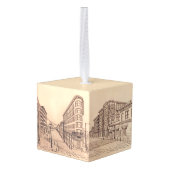 Vancouver-kerstornament, gepersonaliseerd Souvenir Ornament (Achter hoekig)