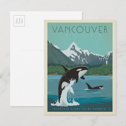 Vancouver | Killer Whales Briefkaart (Voorkant / Achterkant)
