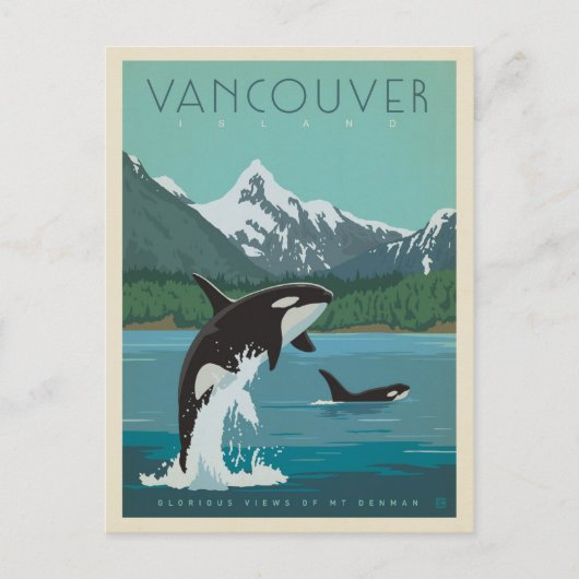 Vancouver | Killer Whales Briefkaart (Voorkant)