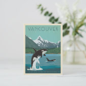 Vancouver | Killer Whales Briefkaart (Staand voorkant)