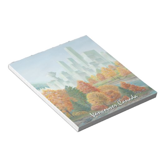 Vancouver-laptop - Aangepast Vancouver Souvenir Notitieblok (Schuin)