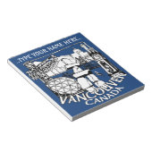 Vancouver-laptop - Aangepast Vancouver Souvenir Notitieblok (Schuin)