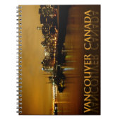 Vancouver-laptop Vancouver Cityscape Souvenir Notitieboek (Voorkant)