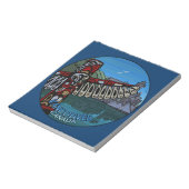Vancouver-laptop Vancouver - standaard Art Souveni Notitieblok (Linkerzijde)