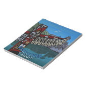 Vancouver-laptop Vancouver - standaard Art Souveni Notitieblok (Linkerzijde)