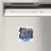 Vancouver Magnet Souvenir Magnet-Buttonnen en cade (Insitu (Vaatwasser))
