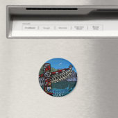 Vancouver Magnet Souvenir Magnet-Buttonnen en cade (Insitu (Vaatwasser))