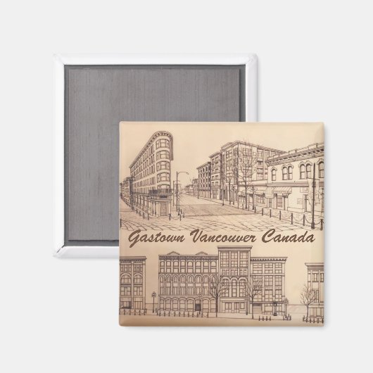 Vancouver Magnet Souvenir Magnet Buttonnen Gifts (Voorkant / Achterkant)