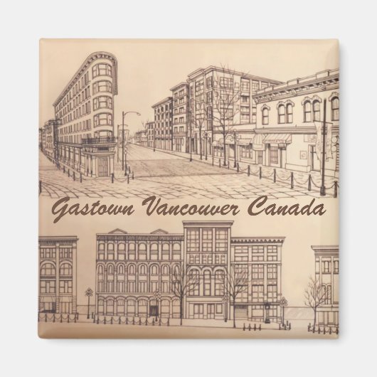 Vancouver Magnet Souvenir Magnet Buttonnen Gifts (Voorkant)