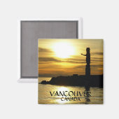 Vancouver Magnet Souvenir Sunset Beach Magnets (Voorkant / Achterkant)