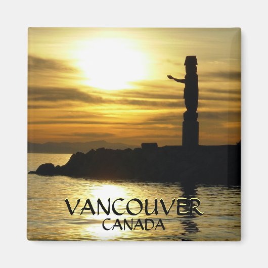 Vancouver Magnet Souvenir Sunset Beach Magnets (Voorkant)