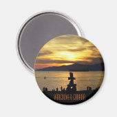 Vancouver Magnet Souvenir Sunset Beach Magnets (Voorkant / Achterkant)
