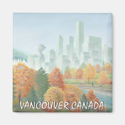 Vancouver Magnet Souvenir Vancouver Landmark Gifts (Voorkant)