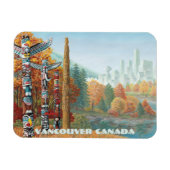 Vancouver Magnet Totem Pole Magneet (Horizontaal)