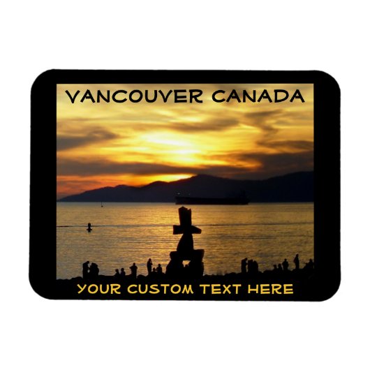 Vancouver Magnet Vancouver CN Gepersonaliseerd Mag Magneet (Horizontaal)