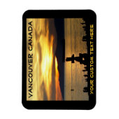 Vancouver Magnet Vancouver CN Gepersonaliseerd Mag Magneet (Verticaal)