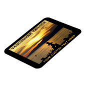 Vancouver Magnet Vancouver CN Gepersonaliseerd Mag Magneet (Linkerzijde)