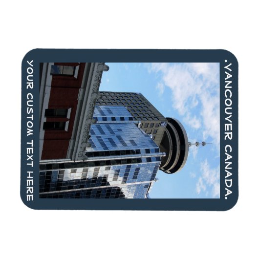 Vancouver Magnet Vancouver CN Gepersonaliseerd Mag Magneet (Horizontaal)