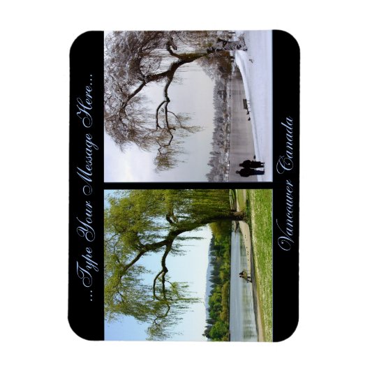 Vancouver Magnet Vancouver CN Gepersonaliseerd Mag Magneet (Verticaal)