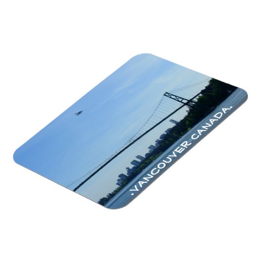 Vancouver Magnet Vancouver CN Gepersonaliseerd Mag Magneet (Linkerzijde)