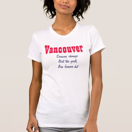 Vancouver-meisjes T-shirt (Voorkant)