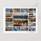 Vancouver met meerdere afbeeldingen briefkaart (Voorkant)