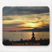 Vancouver Mousepad Souvenir Canada Sunset Gift Muismat (Voorkant)