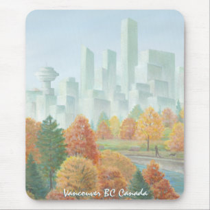 Vancouver Mousepad Souvenir Vancouver Art Gifts Muismat