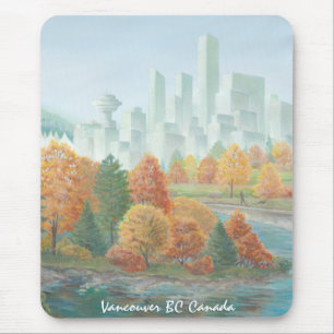 Vancouver Mousepad Souvenir Vancouver Art Gifts Muismat
