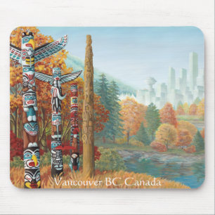 Vancouver Mousepad Souvenir Vancouver Canada Gifts Muismat