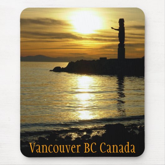 Vancouver Mousepad Souvenir Vancouver Sunset Gifts Muismat (Voorkant)