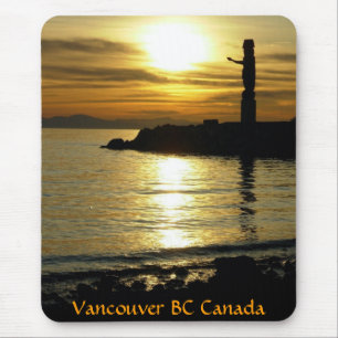 Vancouver Mousepad Souvenir Vancouver Sunset Gifts Muismat
