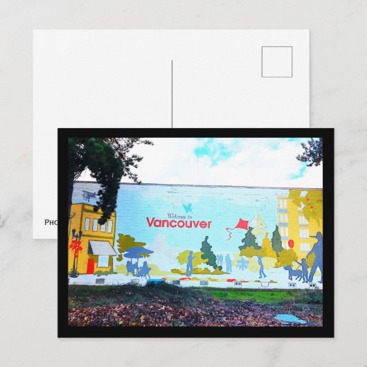 Vancouver Mural Briefkaart (Voorkant / Achterkant)