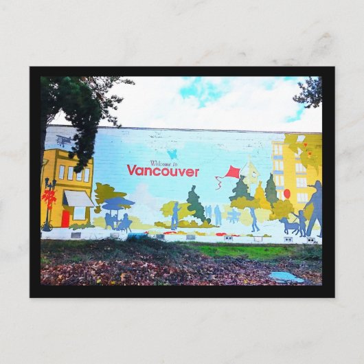 Vancouver Mural Briefkaart (Voorkant)