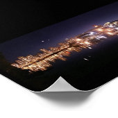 Vancouver Night Panorama Poster (Hoek)