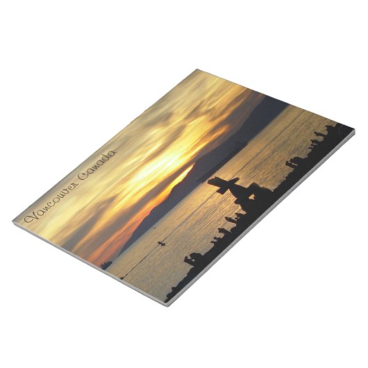 Vancouver Notepad Vancouver Landmarks Souvenir Notitieblok (Schuin)