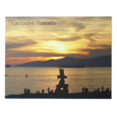 Vancouver Notepad Vancouver Landmarks Souvenir Notitieblok (Voorkant)