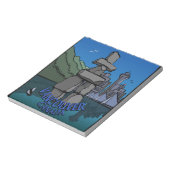 Vancouver Notepad Vancouver Landmarks Souvenir Notitieblok (Linkerzijde)