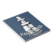 Vancouver Notepad Vancouver Landmarks Souvenir Notitieblok (Schuin)