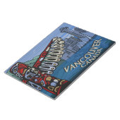 Vancouver Notepad Vancouver Landmarks Souvenir Notitieblok (Schuin)