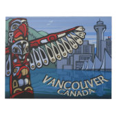 Vancouver Notepad Vancouver Landmarks Souvenir Notitieblok (Voorkant)