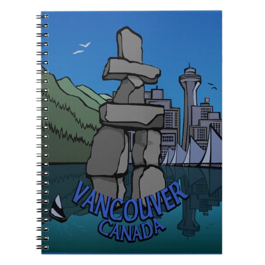 Vancouver Notitieboek Landmark Souvenir Journal (Voorkant)