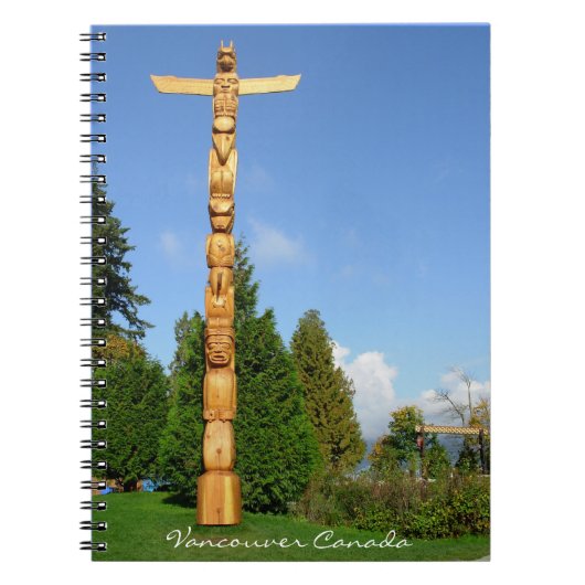 Vancouver Notitieboek Totem Pole Souvenir Journal (Voorkant)