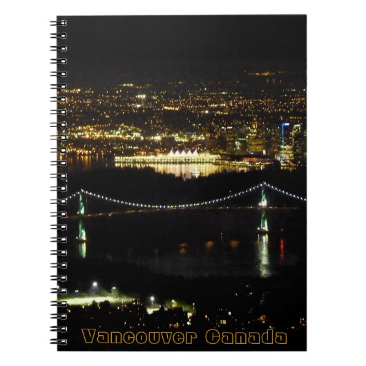 Vancouver Notitieboek Vancouver Cityscape Souvenir (Voorkant)