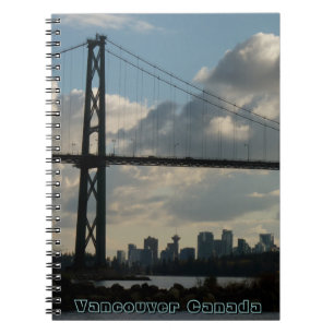 Vancouver Notitieboek Vancouver Cityscape Souvenir