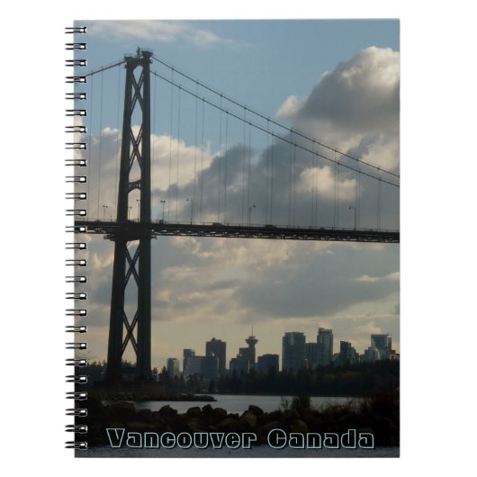 Vancouver Notitieboek Vancouver Cityscape Souvenir (Voorkant)