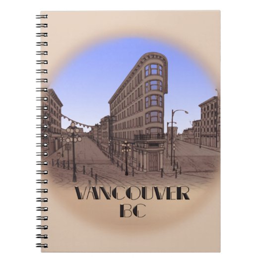 Vancouver Notitieboek Vancouver Gastown Souvenir (Voorkant)