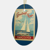 Vancouver Ornament Sailboat  B.C. Canada (Links)
